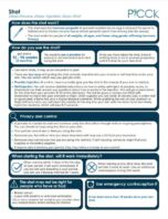 Shot Method Information Sheet Screenshot